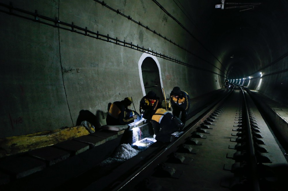 临泽铁路运营隧道病害现状